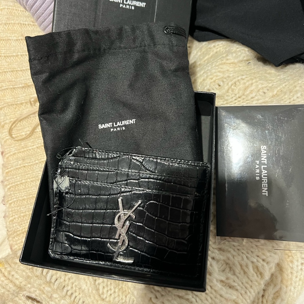 Saint Laurent card holder